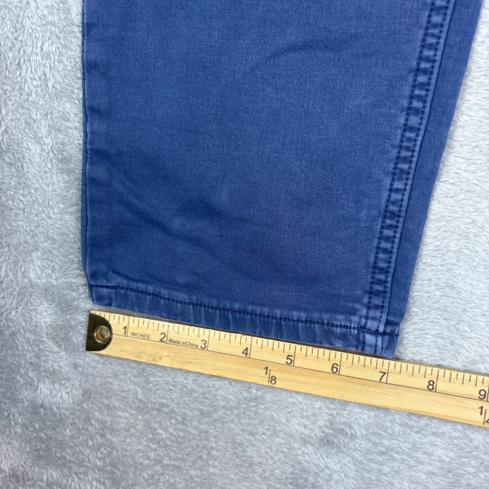Banana Republic Pant Men 38x32 (Fits 38x31) Traveler Athletic Taper Blue Stretch